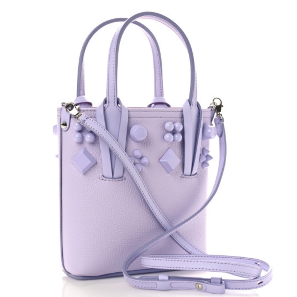 Christian Louboutin Cabata Mini Tote in Lilac Smoke - Picture 3 of 8